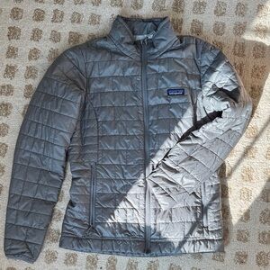 Patagonia Women's Grey Puffer Jacket
